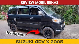 MOBIL YANG MASIH BANYAK PENGGEMAR REVIEW SUZUKI APV X 2005 HITAM [upl. by Atinav]