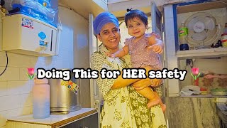 DOING this for HER safety during nap time  vlog safety bedrail [upl. by Aldos]