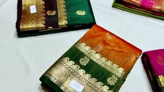 New Kanjivaram saree [upl. by Ahsoem341]