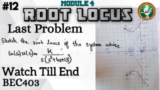 12Root Locus Problem 6 Explained Deeply Explained Module 4 4th Sem ECE VTU BEC403 [upl. by Candice69]