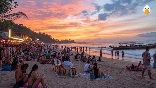 Senggigi Beach Lombok🇮🇩 The Most Romantic Beach Sunset in Indonesia 4K HDR [upl. by Ambler]