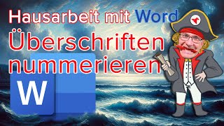 Word Kapitel automatisch nummerieren Office 365 WordKurs Folge 4 [upl. by Nahshon]