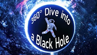 360° Dive into a BLACK HOLE [upl. by Eniffit]