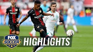 Bayer Leverkusen vs Werder Bremen  2019 Bundesliga Highlights [upl. by Aggie]