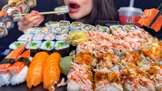 ASMR SUSHI amp SASHIMI PLATTER MUKBANG No Talking EATING FOOD [upl. by Car]