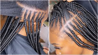 Learn 3 Layer braided Updo ponytail Tutorial on Natural hair Summertime Go To Braids  Outre hair [upl. by Yirinec]