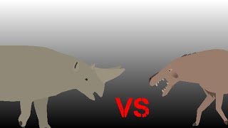 arsinoitherium vs daeodon stick nodes [upl. by Ecirpak]