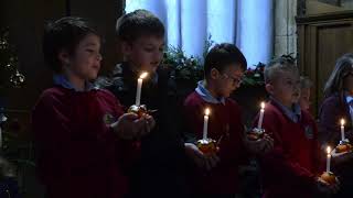 Surfleet Primary School Christingle at St Laurences Church [upl. by Anivla]