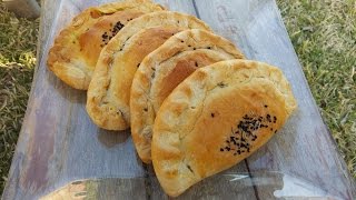 Chaussons à la viande hachée soufflé tunisien  Tunisian Empanadas Recipe [upl. by Ivzt240]