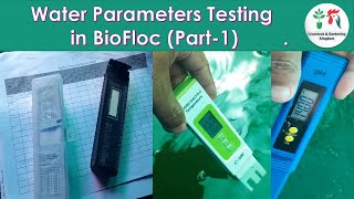 Water parameters testing in BioFloc [upl. by Culbert]