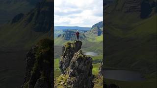 One of my favorite yet scariest shots 😅 scotland travel [upl. by Dahlstrom293]