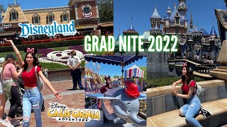 GRAD NITE 2022  Disneyland amp California Adventure [upl. by Etneciv95]