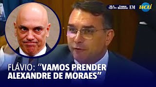 Flávio Bolsonaro critica Moraes após operação sobre golpe [upl. by Renelle]