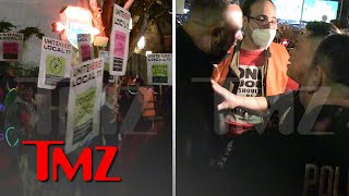 JayZ Oscars AfterParty Draws Celebs and Protesters  TMZ [upl. by Tedman]