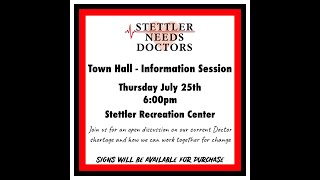 Stettler Needs Doctors Town Hall Meeting [upl. by Leva]