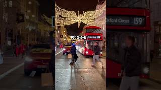 Beautiful Christmas Lights 🇬🇧❤️ london travel walkinglondon londonwalk christmas [upl. by Llennaj]