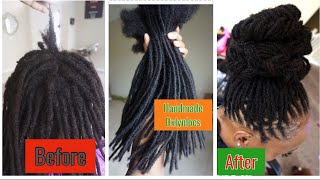 LOC EXTENSION TRANSFORMATION  TIPS WHEN LOOKING FOR LOC EXTENSIONS STYLISTS [upl. by Drahsir]