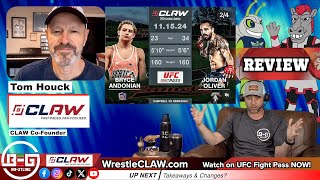 CLAW on UFC Fight Pass  Andonian vs Oliver REVIEW on BEG Wrestling [upl. by Alane]