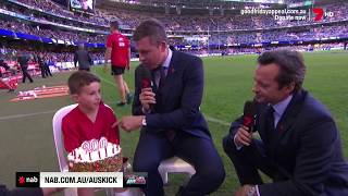 2018 NAB AFL Auskicker of the Year – Rd 2 Nominee [upl. by Neelat]