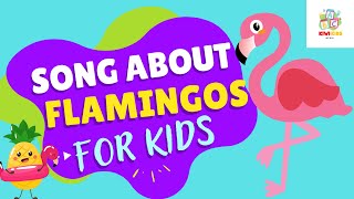 Flamingo song for Kids  Bird song  Nursery Rhymes  KiwiKidsMedia [upl. by Dwain51]