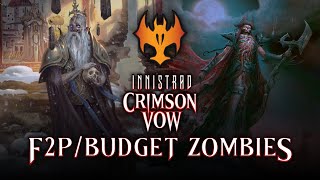 New Beginner Zombie Deck Is Deadly 🧟‍♂️💀 Crimson Vow Standard  MTG Arena [upl. by Neo]