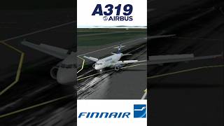 FINNAIR A319 LANDING avation avgeek landing automobile rfs [upl. by Ginzburg72]