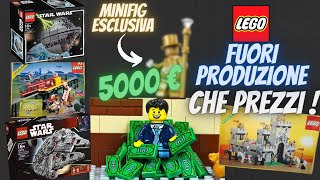 Lego fuori produzione e che prezzi La classifica dei Set e non che oggi valgono una Fortuna [upl. by Daveen809]