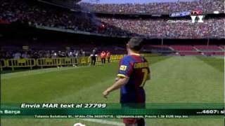 FC Barcelona  Presentación David Villa 7 [upl. by Mercedes744]