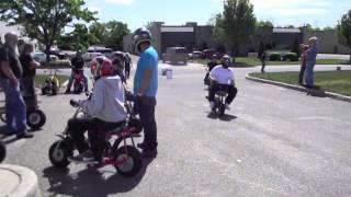 Illegal mini bike race Practice Laps Long Island NY [upl. by Halle]