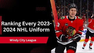 Ranking Every 20232024 NHL Uniform [upl. by Eseekram]