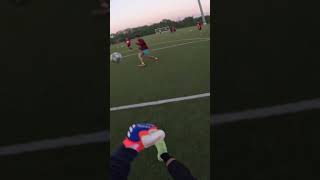 GOALKEEPER POV  Outdoor Soccer POV  Friendlies outdoorsoccer goalie goalkeeper goalkeepersaves [upl. by Areema381]