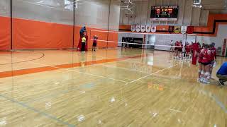 LARNED QUAD EHS Varsity Volleyball vs HOISINGTON [upl. by Hsreh]