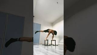 Straddle planche to press calisthenics static workout training press [upl. by Rola]