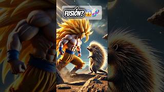 Goku🧬Puerco Espín😱🔥fusion goku animal ai trending viral shorts subscribe like fyp [upl. by Ima797]