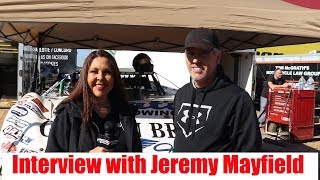 Interview with Race Car Driver Jeremy Mayfield [upl. by Stern]