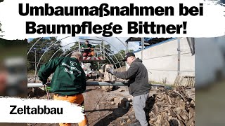 🔧 Umbaumaßnahmen bei Baumpflege Bittner 🔧 [upl. by Ecylla]