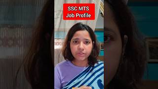 SSC MTS Job Profile SSC MTS 2024 [upl. by Letnom]