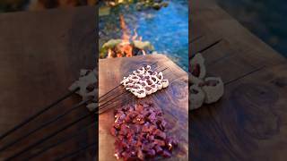 cook in forest delicious kebab cooking food asmr [upl. by Ermengarde]