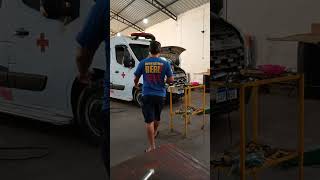 Fazendo troca módulo e conector módulo airbag Renault master  feriado consciência Negra [upl. by Fraze]