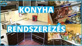 Konyha rendszerezés 0 Ftból  Otthonszervező találkozó elejétől a végéig [upl. by Odrarej942]