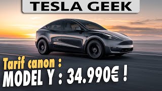 Model Y à 34990€  Neuf [upl. by Einhapets]