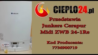 Junkers Cerapur Midi ZWB 241Re Kod 7736900719  Cieplo24pl [upl. by Hannahoj]