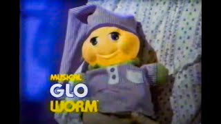 80s Ads  Hasbro Playskool  Musical Glo Worm  Glo Butterfly  Glo Bug  1985 [upl. by Hailee]