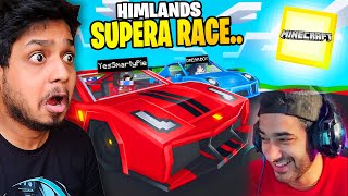 Himlands Gang Minecraft SuperCar Tournament Funniest Racing [upl. by Strohbehn]