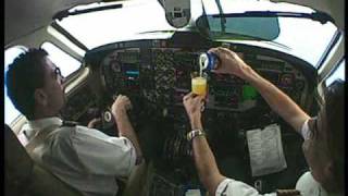 Beechcraft 1900  Pouring a drink amp Barrel Roll [upl. by Tegdig591]