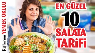 EN Sevdiğimiz 10 Salata Tarifi 🥗  Sezar Salata Enginar Salatası Gavurdağı Salata ve Daha Fazlası [upl. by Enidlarej]