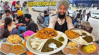 99 Indian Street Food Punjab 😍 Hyderabadi Veg Biryani Bullet wala Saag Makki Roti Rajma Chawal [upl. by Aniles23]