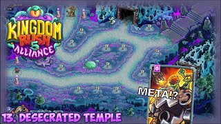 Desecrated Temple Walkthrough  Kingdom Rush Alliance [upl. by Burford]