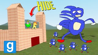 Can SANIC break into my FORT Gmod Sandbox [upl. by Annaear]