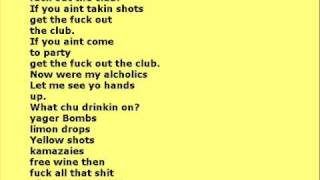 LMFAO feat Lil Jon  Shots lyrics [upl. by Jorrie]